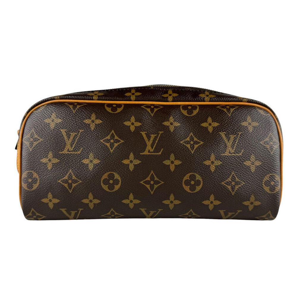 Louis Vuitton Shoulder Bag Monogram Dopp Canvas Brown